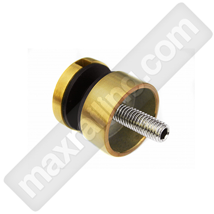 Styklodyrjach gold zlaten sateniran Ф30mm. Златен сатениран стъклодържач Ф30мм.